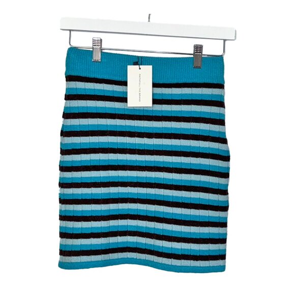 Faithfull The Brand Naja Ribbed Knit Mini Skirt - Size 4 - NWT - Picture 2 of 6
